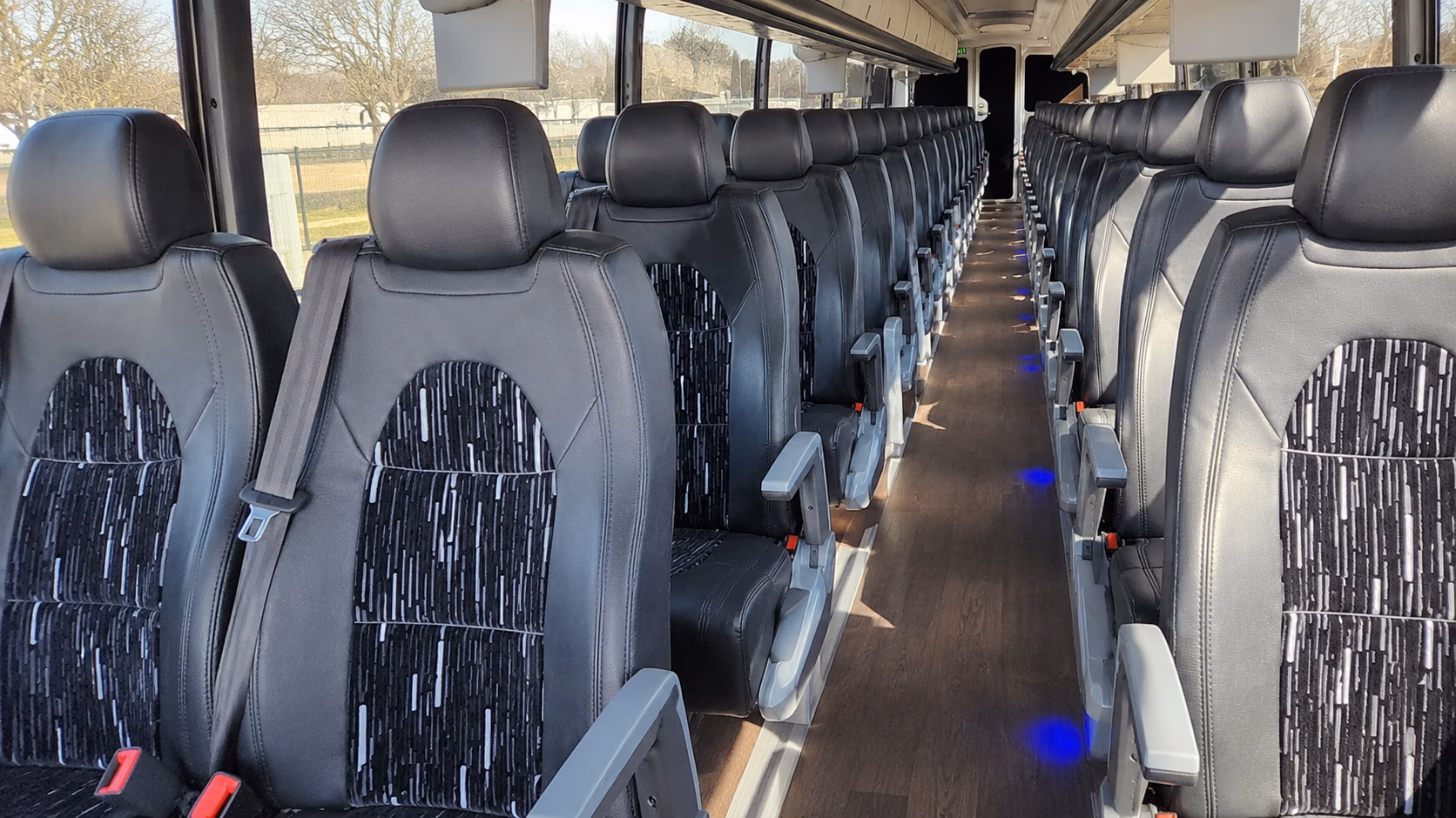 danbury employee transportation onboard seating