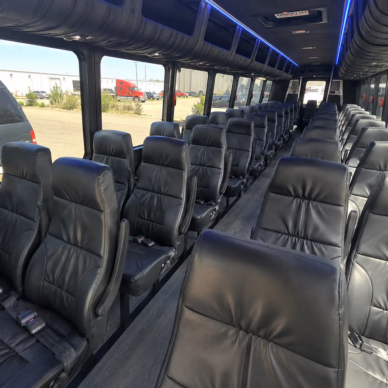 danbury government military transportation onboard seating
