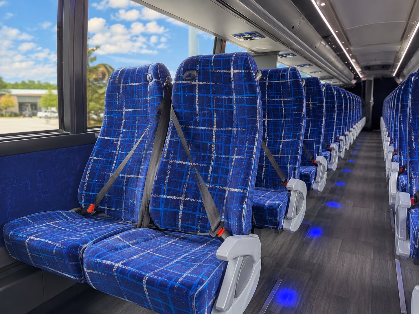 danbury long distance transportation onboard seating