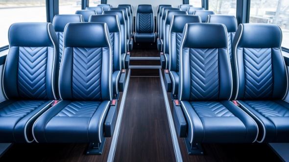 18 passenger minibus inside new rochelle