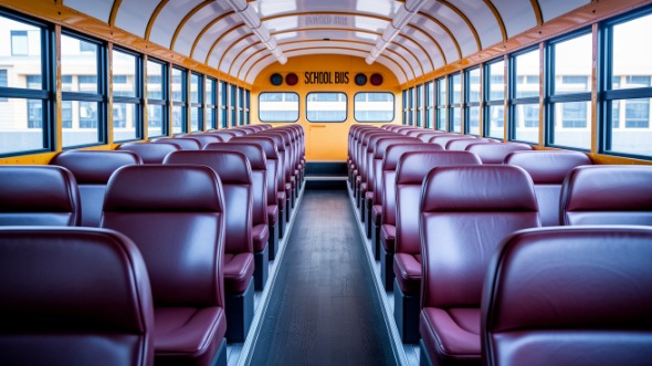 school bus rental interior new rochelle
